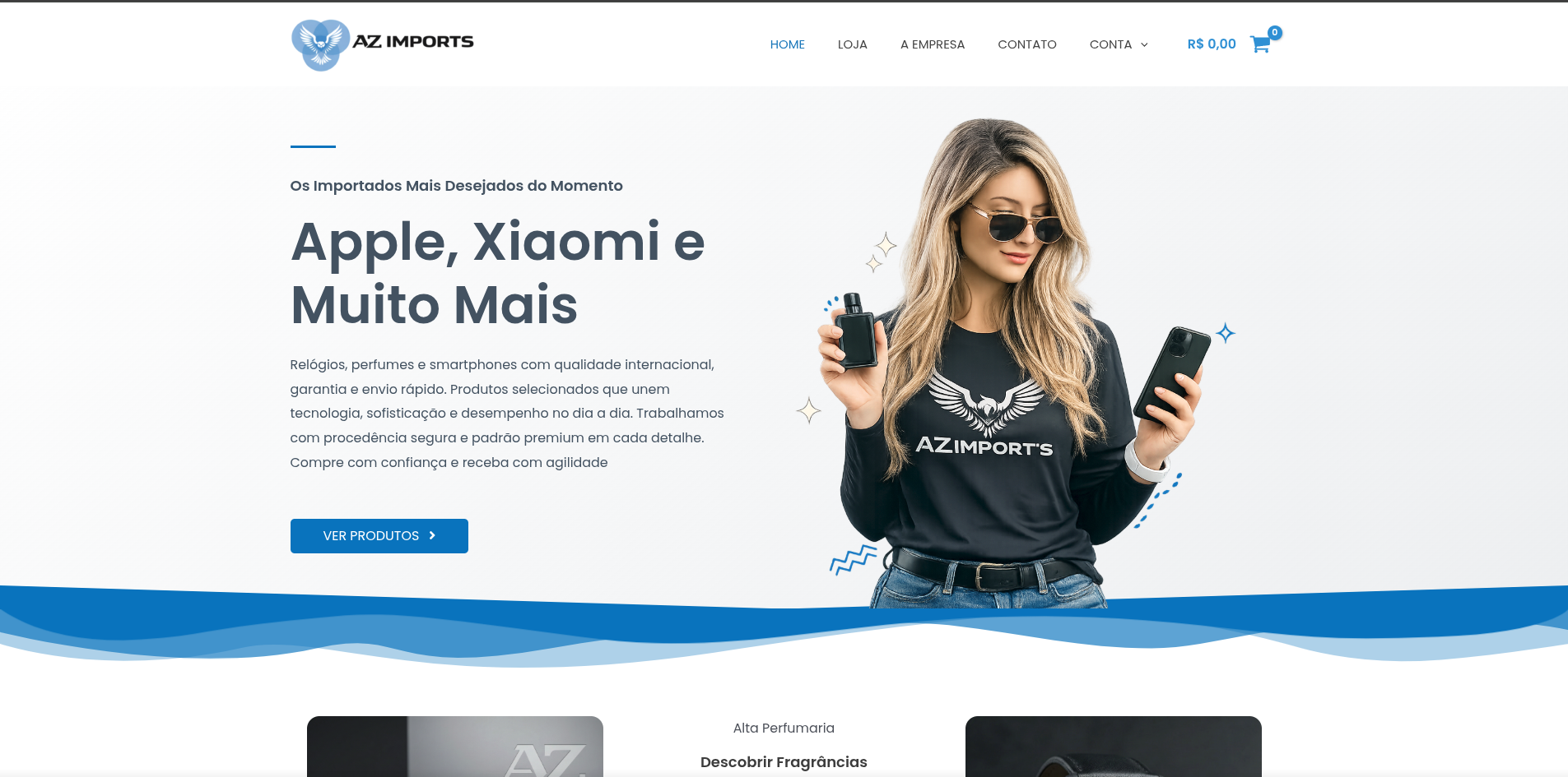 Interface do projeto AZ Imports