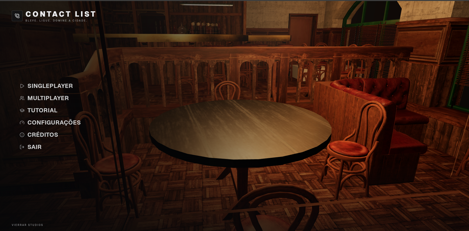 Interface do projeto Contact Game